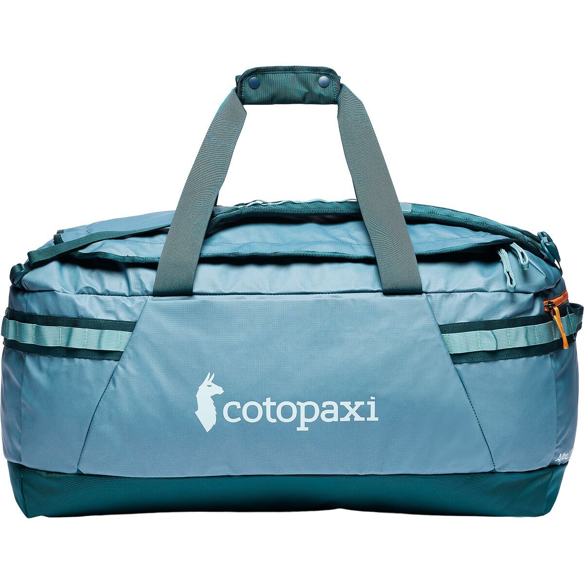 Image of Cotopaxi Allpa Getaway 100L Duffel Bag Blue Spruce And Abyss, One Size