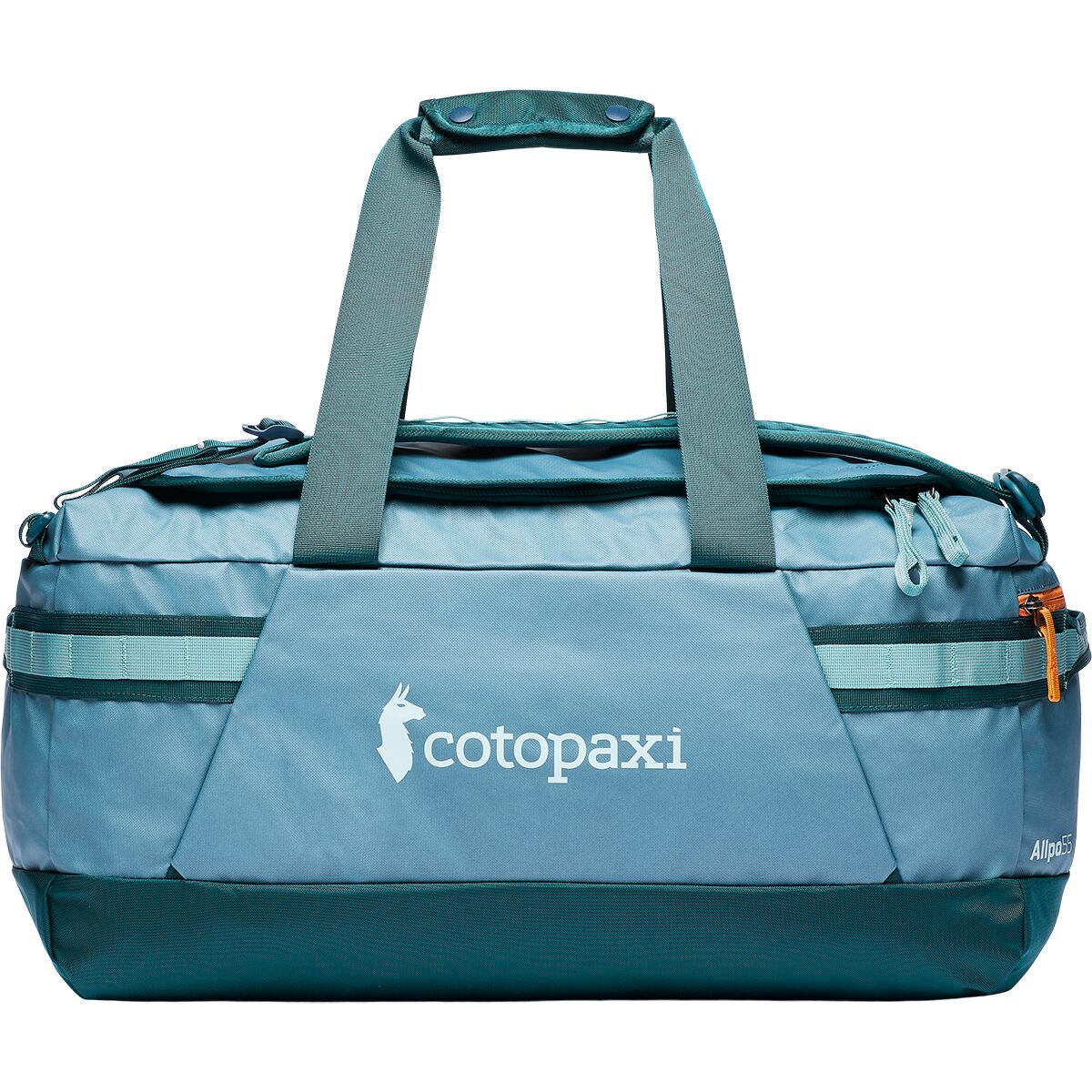 Cotopaxi Cotopaxi Allpa Getaway 55L Duffel Bag Blue Spruce And Abyss, One Size