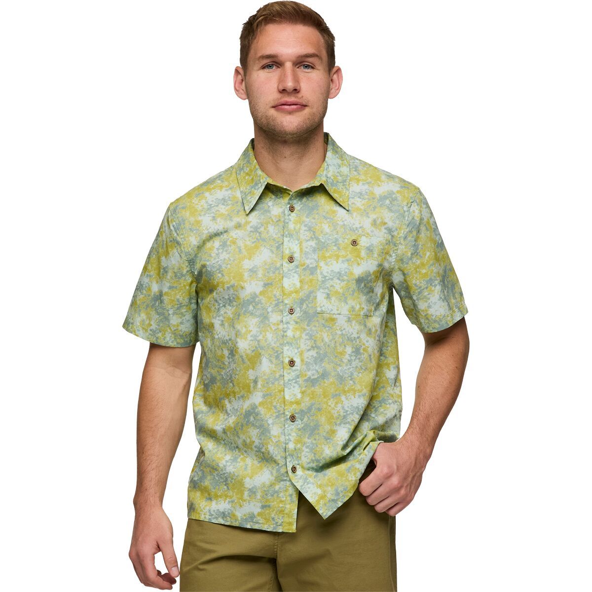 Cotopaxi Cotopaxi Estival Button Up Shirt - Men's Galactic Lemongrass, M