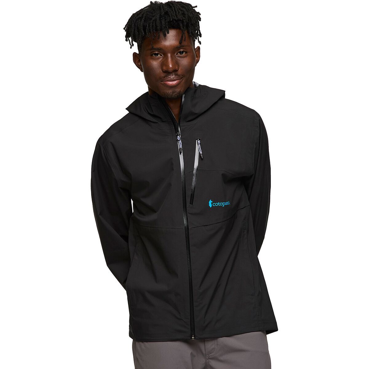 Image of Cotopaxi Impermeo 3L Hooded Shell Jacket - Men's Cotopaxi Black, L