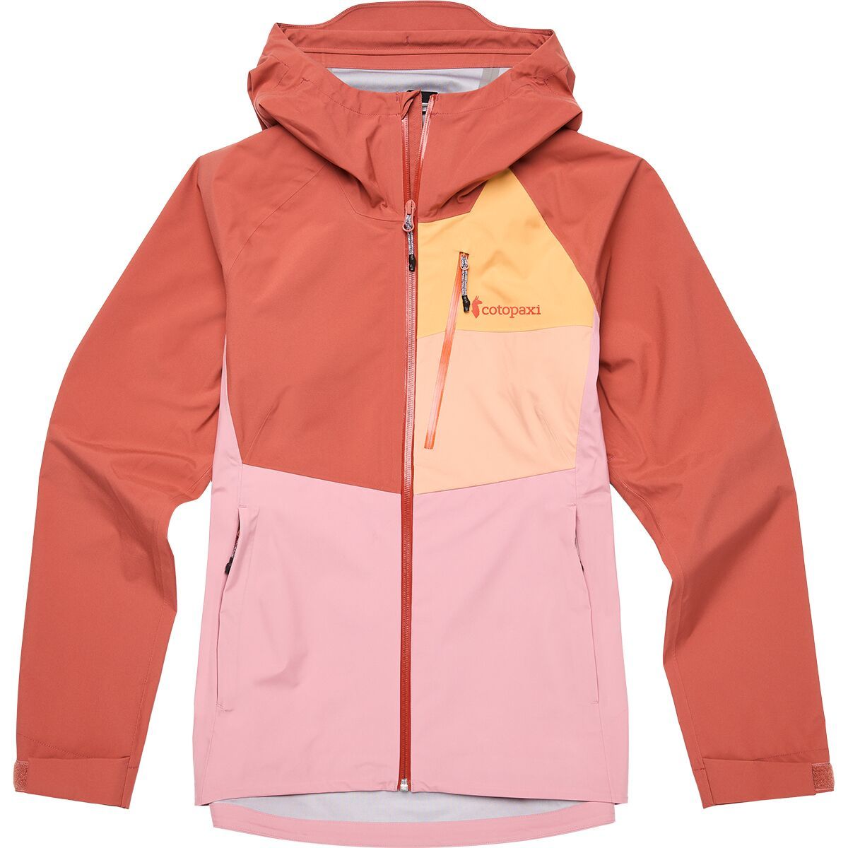 Image of Cotopaxi Impermeo 3L Hooded Shell Jacket - Women's Faded Brick/Rose, XS