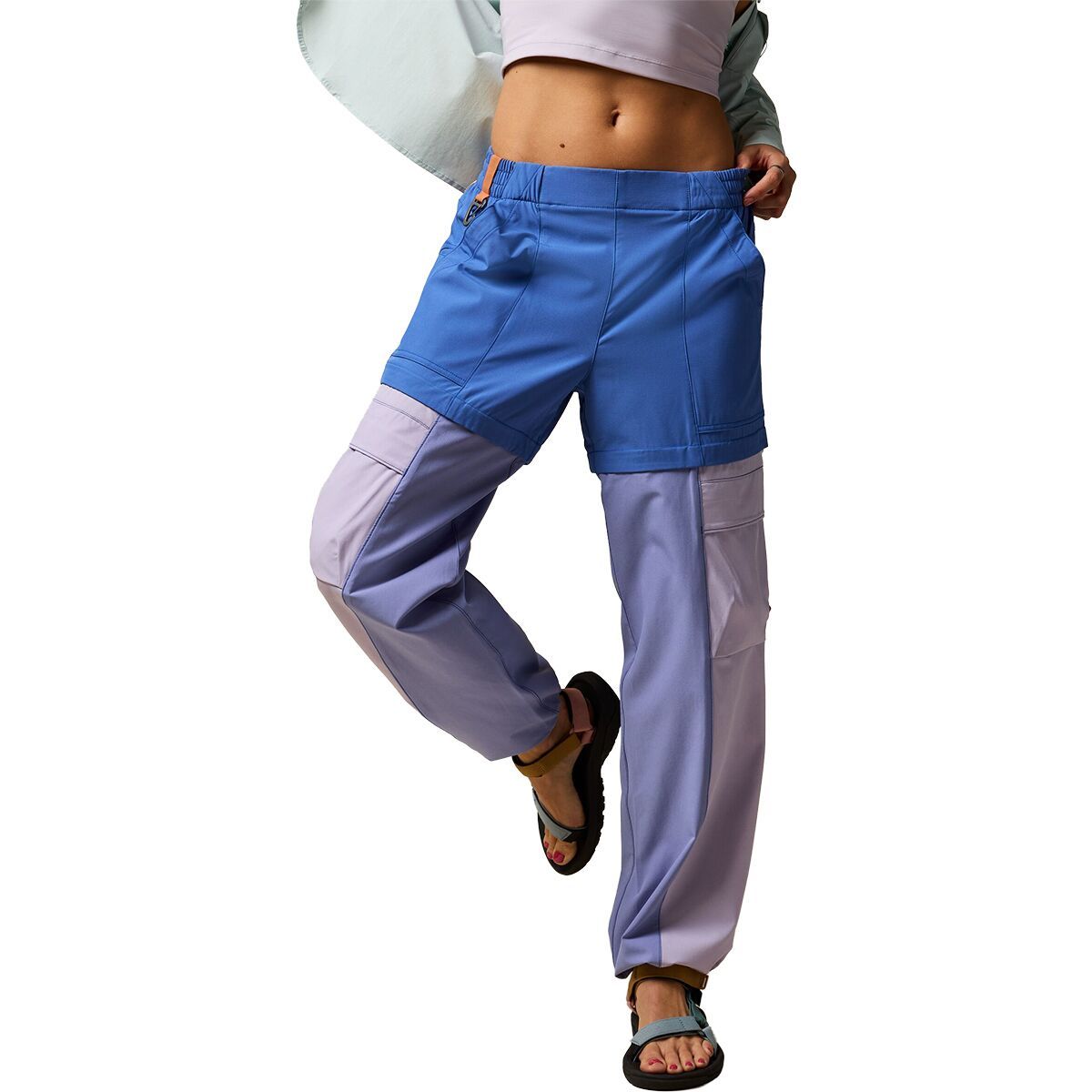 Image of Cotopaxi Losdos Zip-Off Pant - Women's Azure and Aster, S