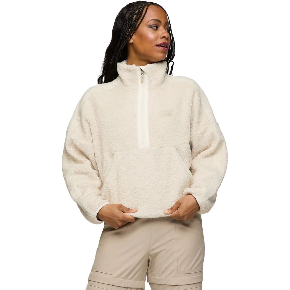 Image of Cotopaxi Bacano Fleece Pullover - Women's Cream/Bone, XL