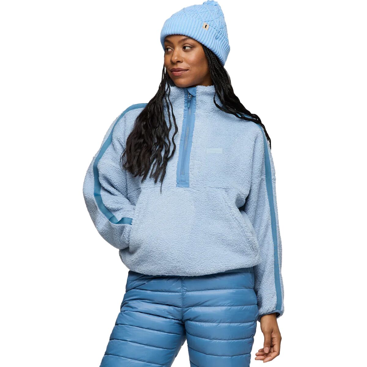 Image of Cotopaxi Bacano Fleece Pullover - Women's Iceberg/Fjord, L