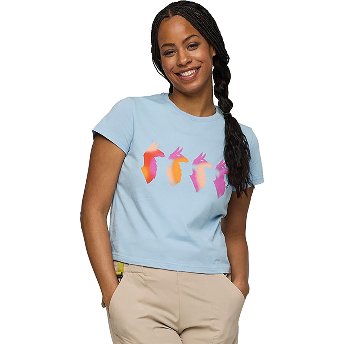 Image of Cotopaxi Cuatro Bitmap T-Shirt - Women's Iceberg, XL