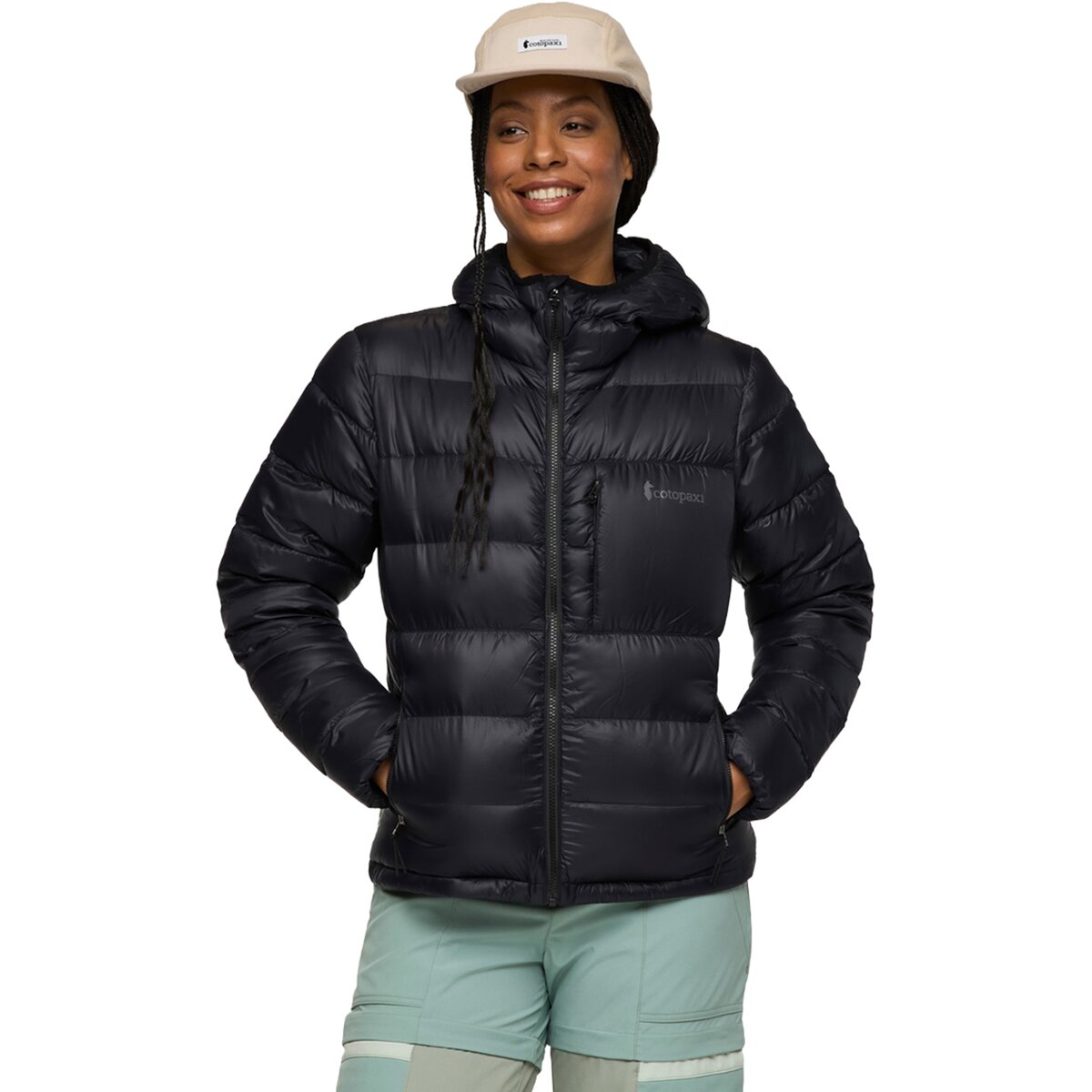 Image of Cotopaxi Fuego Max Down Hooded Jacket - Women's Cotopaxi Black, XL