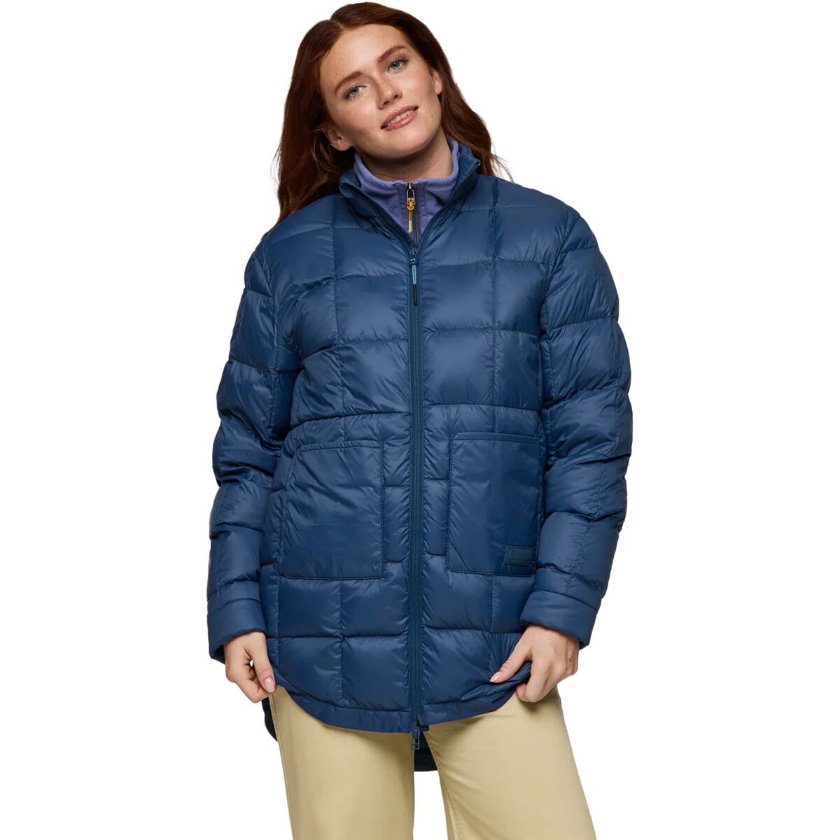 Image of Cotopaxi Repleto Down Long Jacket - Women's Deep Sea, M