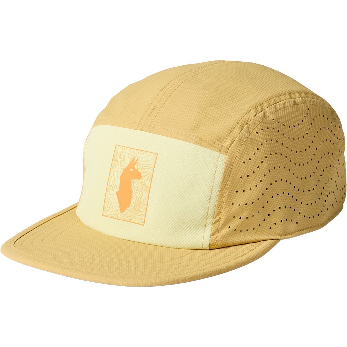 Image of Cotopaxi Tech Plus 5-Panel Hat Honeydew and Husk, One Size