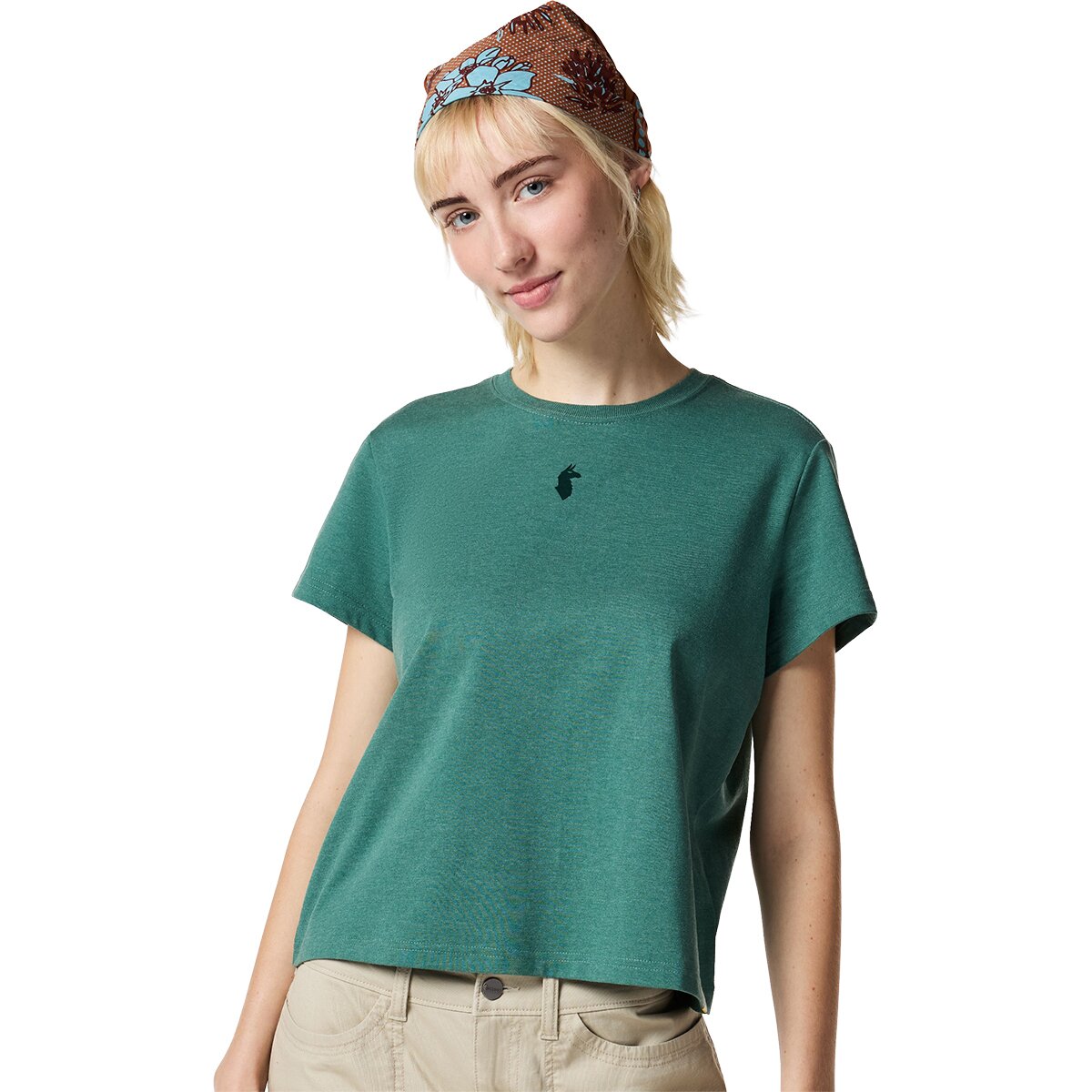 Image of Cotopaxi Llama Icon T-Shirt - Women's Juniper, XS