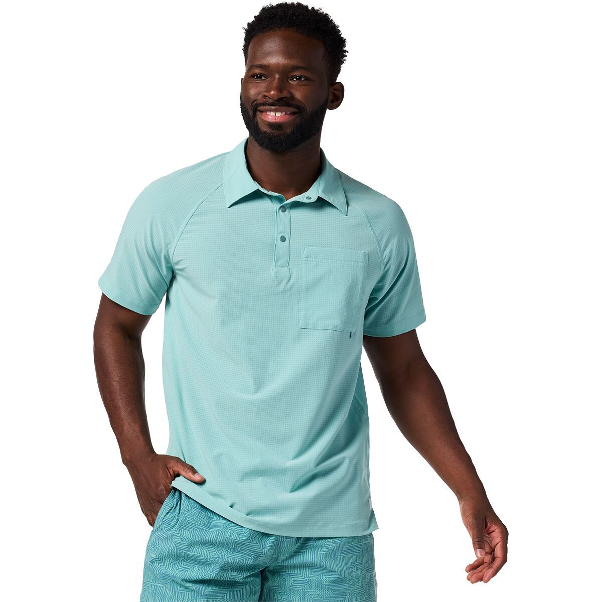 Image of Cotopaxi Pulso Tech Polo - Men's Tide Pool, XL