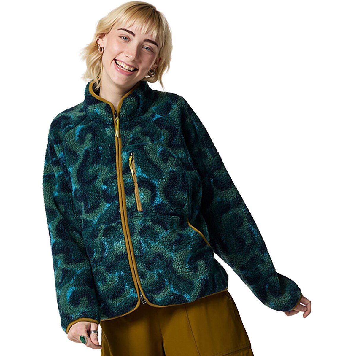 Image of Cotopaxi Amigazo Fleece Jacket - Women's Brush Clouds Oasis, L