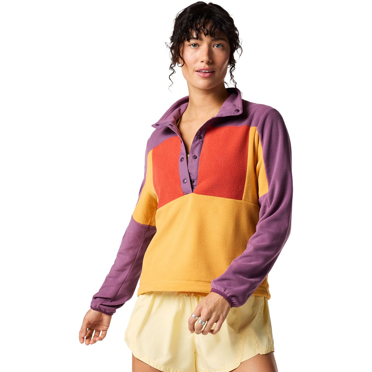 Image of Cotopaxi Encima Fleece Pullover - Women's Mystic and Honeycomb, M