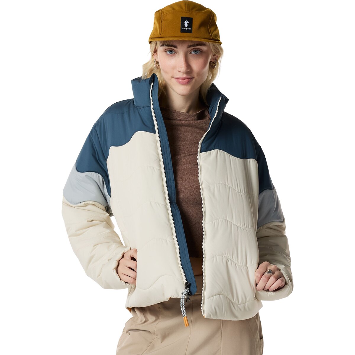 Image of Cotopaxi Lumbre Insulated Jacket - Women's Chalk Stripes, XL