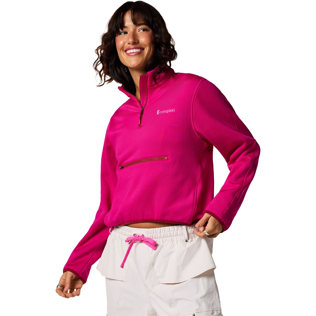 Image of Cotopaxi Tempa Fleece 1/4-Zip Pullover - Women's Pitaya, M