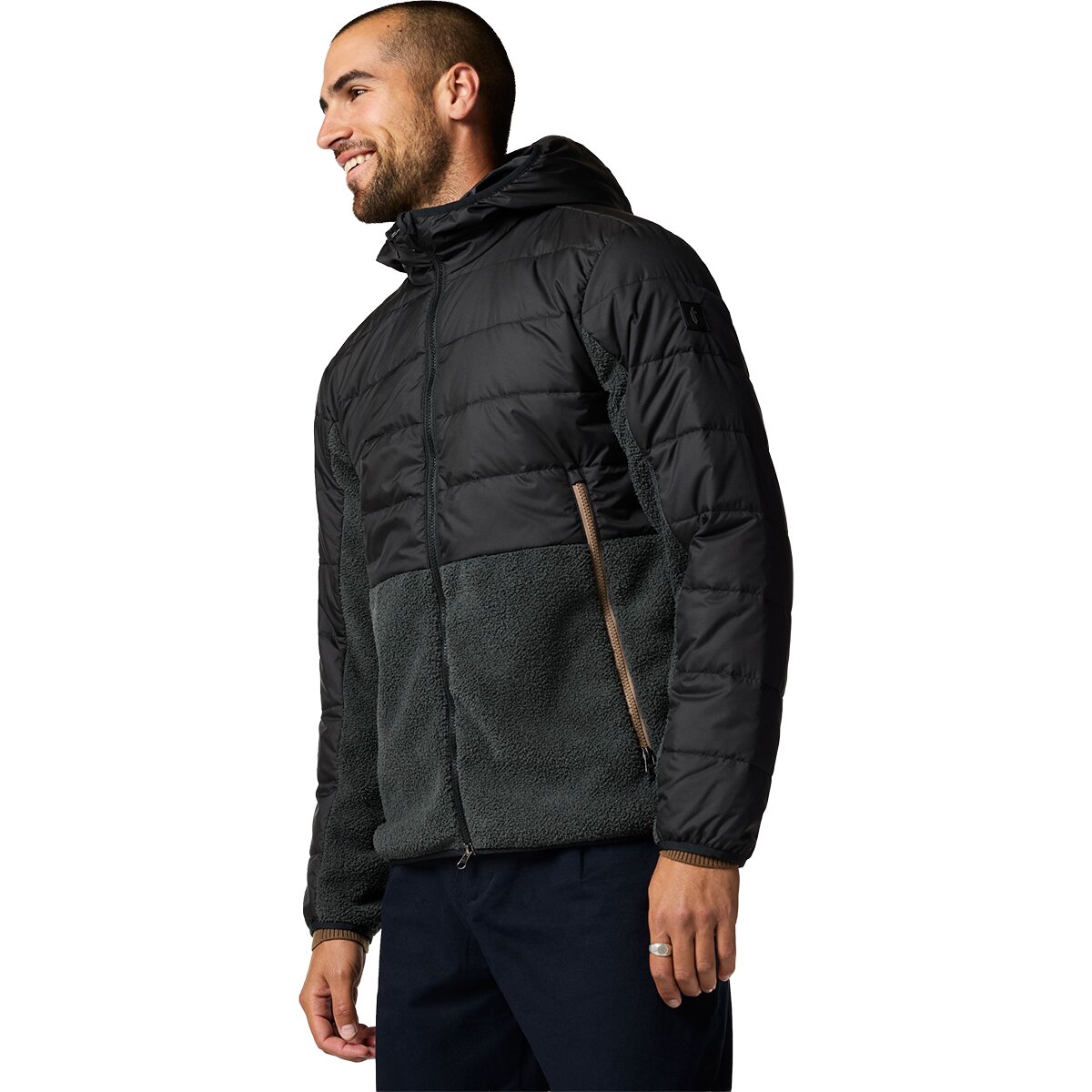 Image of Cotopaxi Trico 2.0 Hybrid Jacket - Men's Black and Charcoal, M