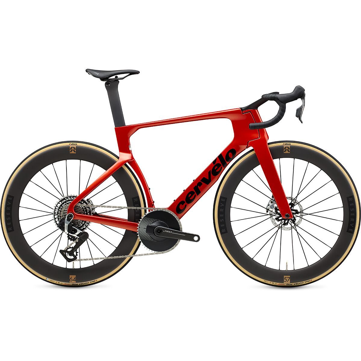 Image of Cervelo S5 Red XPLR AXS Road Bike Carnelian, 56cm