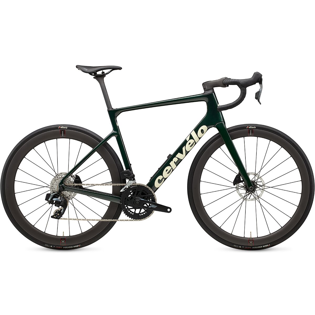 Cervelo Cervelo Caledonia 5 Rival eTap AXS Road Bike Emerald/Cream, 56