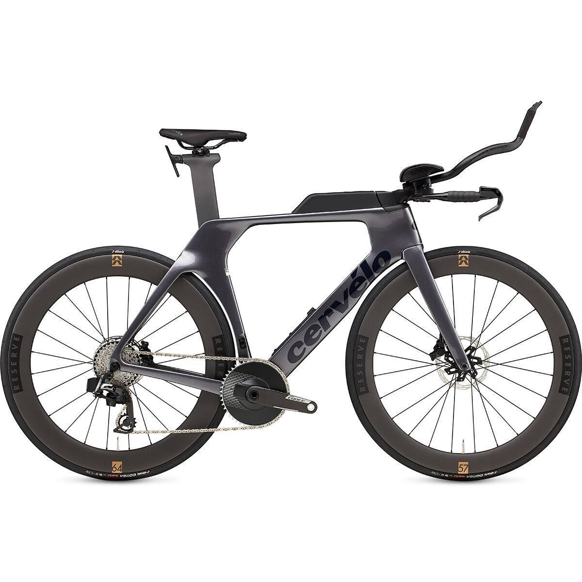 Image of Cervelo P-Series Force AXS 1x Road Bike Basalt, 51