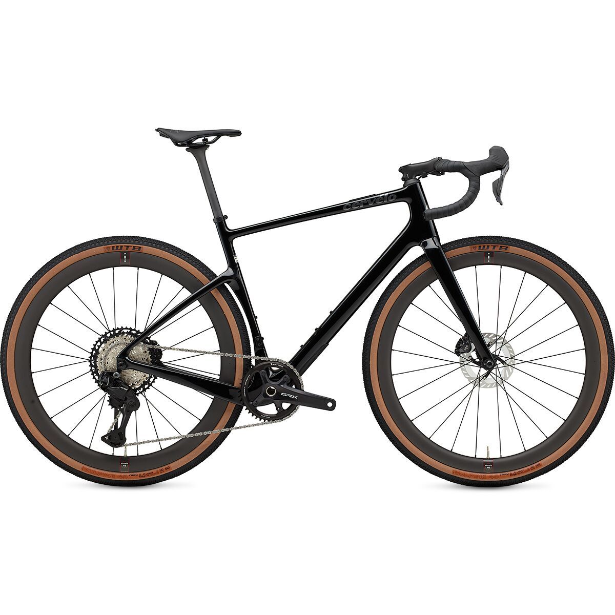 Image of Cervelo ASPERO GRX RX825 Di2 1x Gravel Bike Black/Charcoal, 58cm
