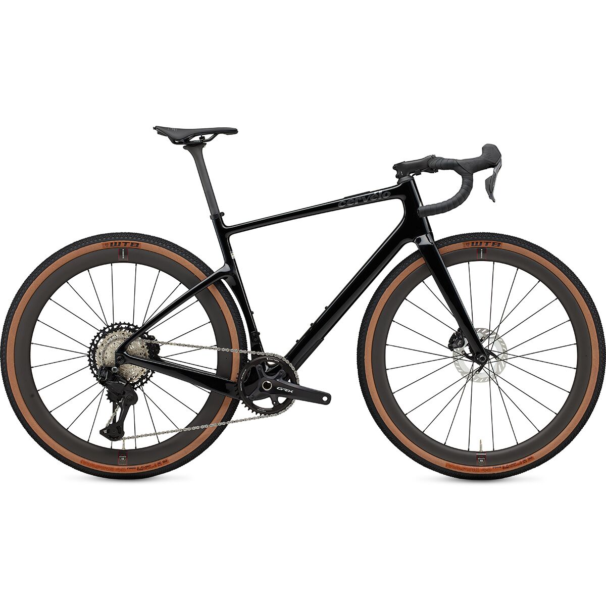 Image of Cervelo ASPERO GRX RX825 Di2 1x Gravel Bike Black/Charcoal, 54cm