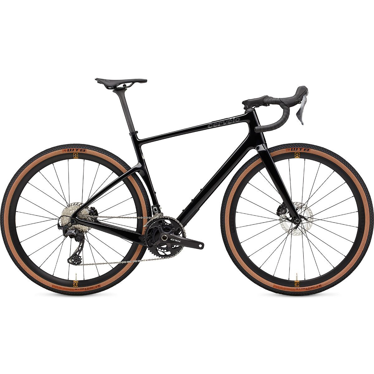 Image of Cervelo Aspero GRX RX820 Gravel Bike Black/Charcoal, 58cm