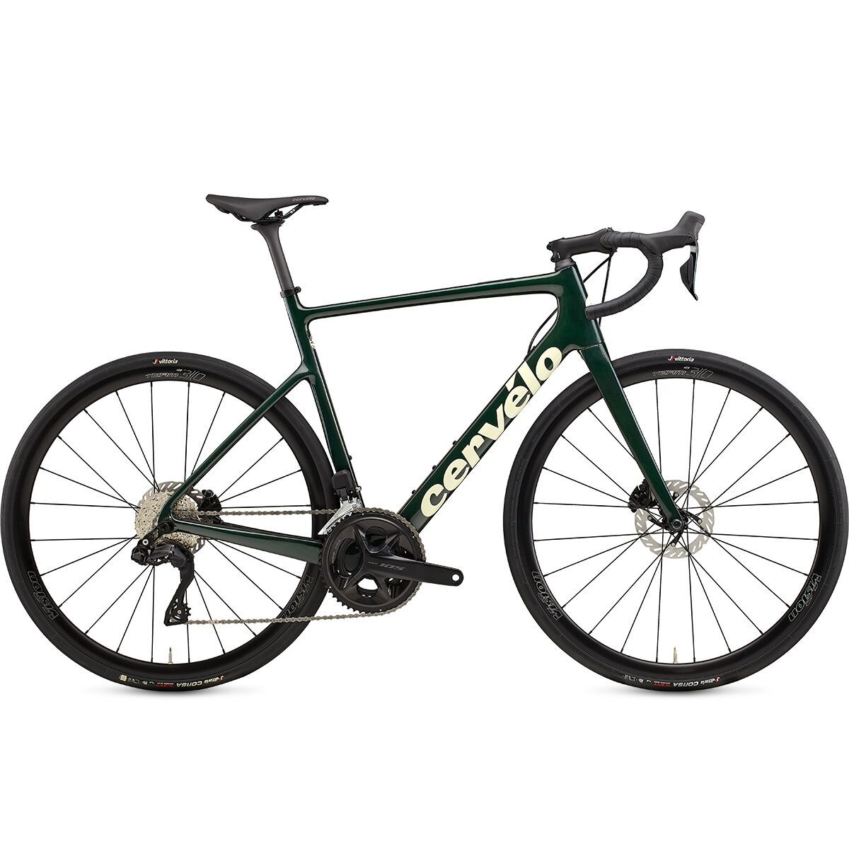 Image of Cervelo Caledonia 105 Di2 Road Bike Emerald/Cream, 56cm