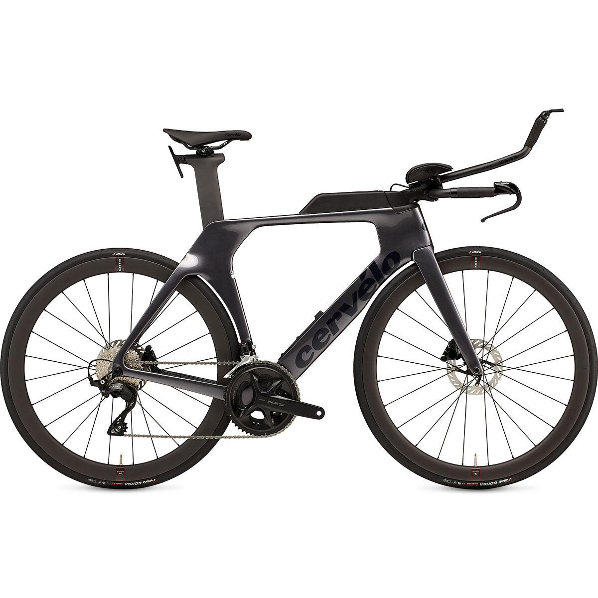 Image of Cervelo P-Series 105 Carbon Wheel Road Bike Basalt, 54cm