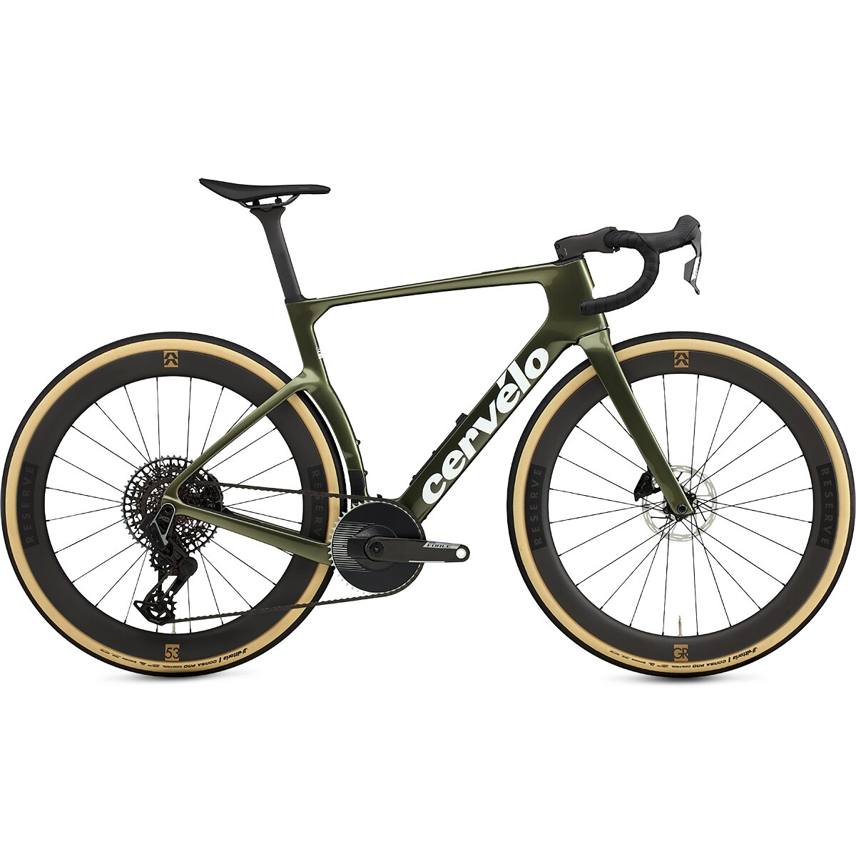 Image of Cervelo Aspero 5 Force AXS 1x Gravel Bike Digital Moss, 54