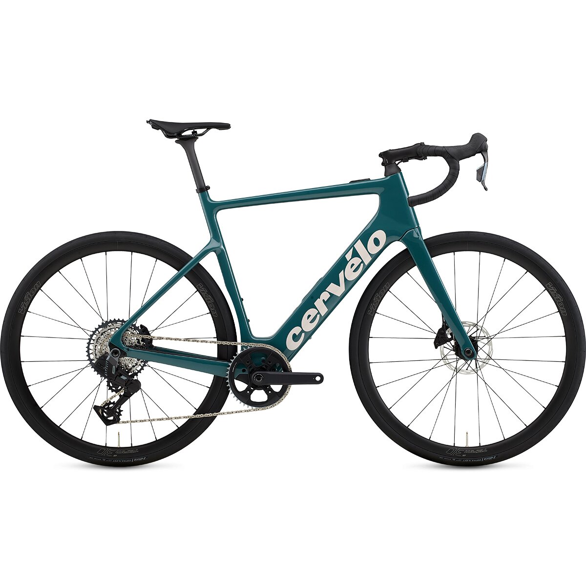 Image of Cervelo Rouvida Rival XPLR AXS Road E-Bike Peacock, SM