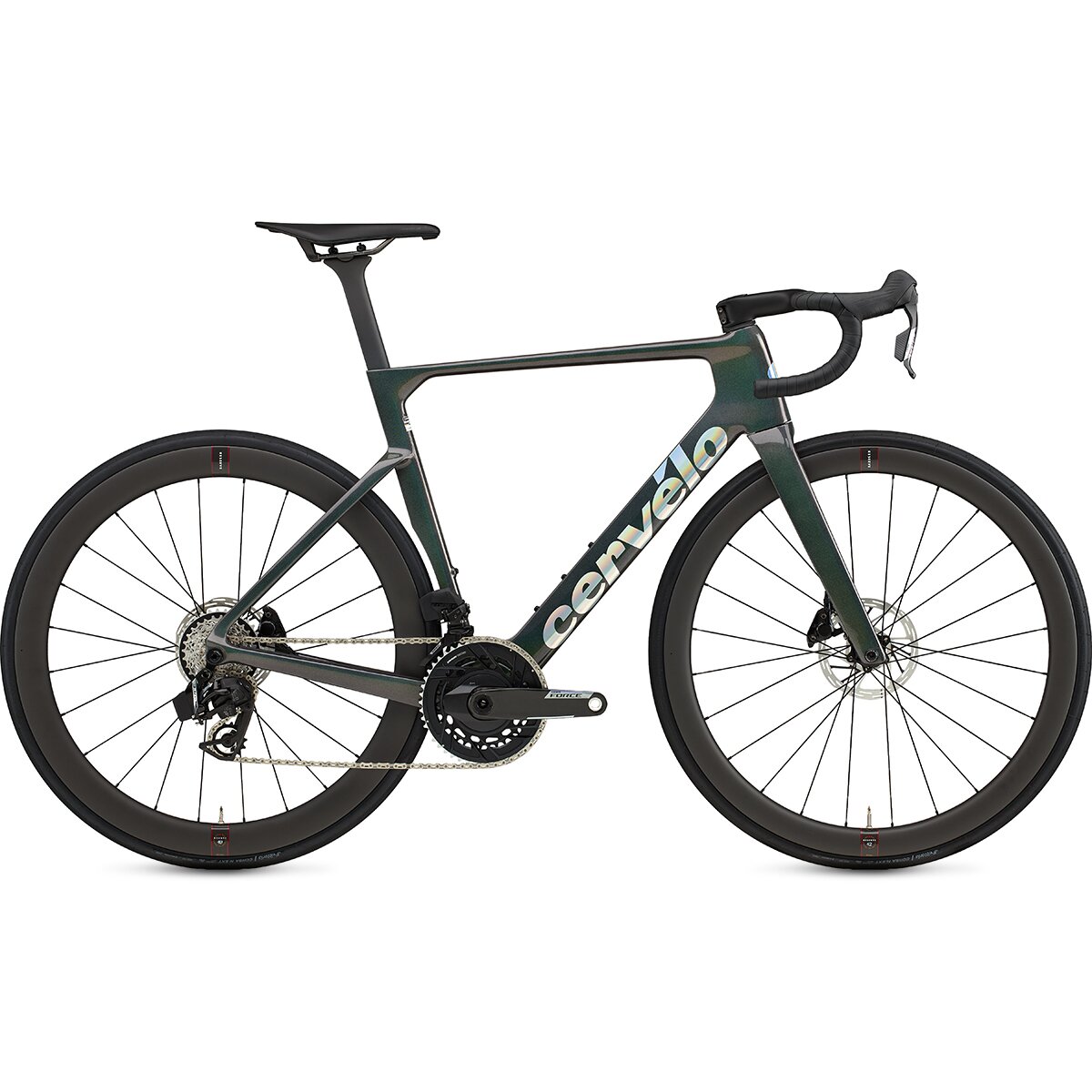 Image of Cervelo Soloist Force AXS Road Bike Black Magic, 58