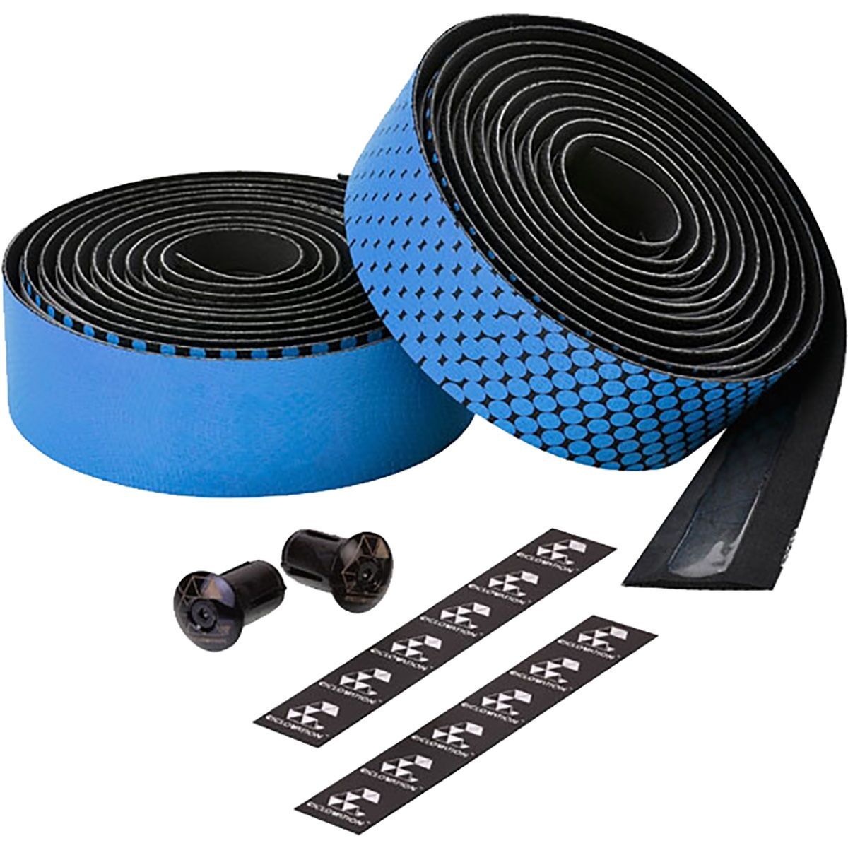 Ciclovation Leather Touch Fusion Dot Handlebar Tape Blue, One Size