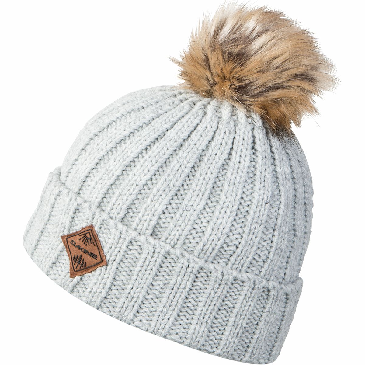 Image of DAKINE Kylie Pom Beanie - Women's Grey, One Size