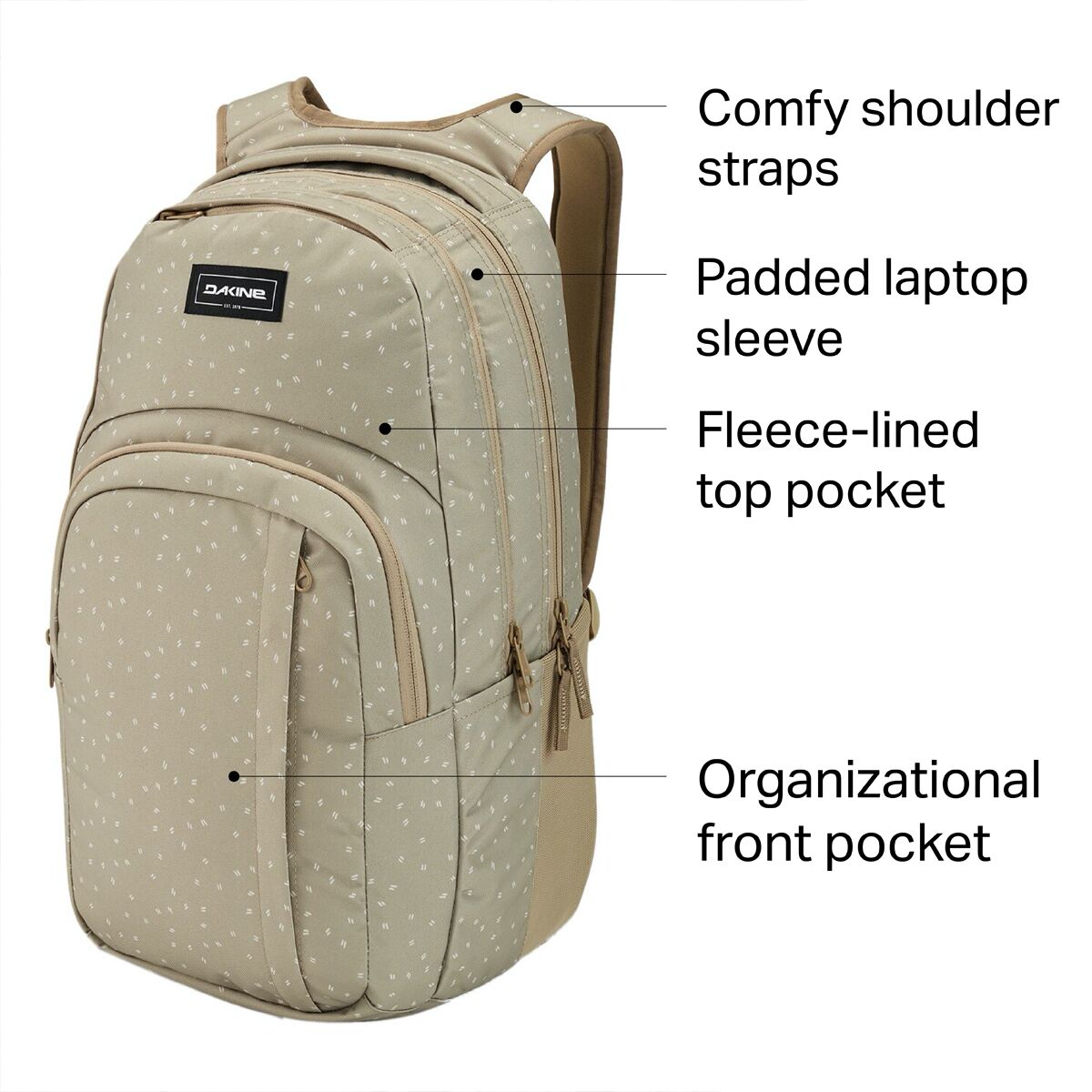 Dakine Unisex Campus L Backpack Barley 33L Dakine Unisex Campus L Backpack Barley 33L