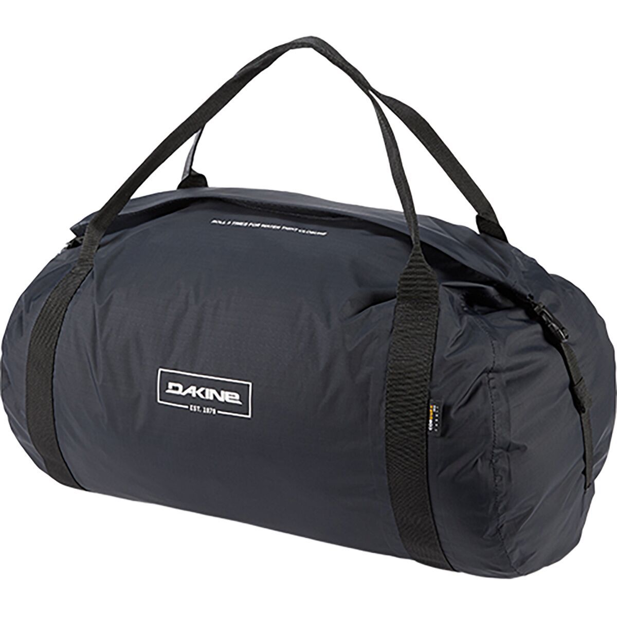DAKINE Packable 40L Roll Top Dry Duffle Black, One Size