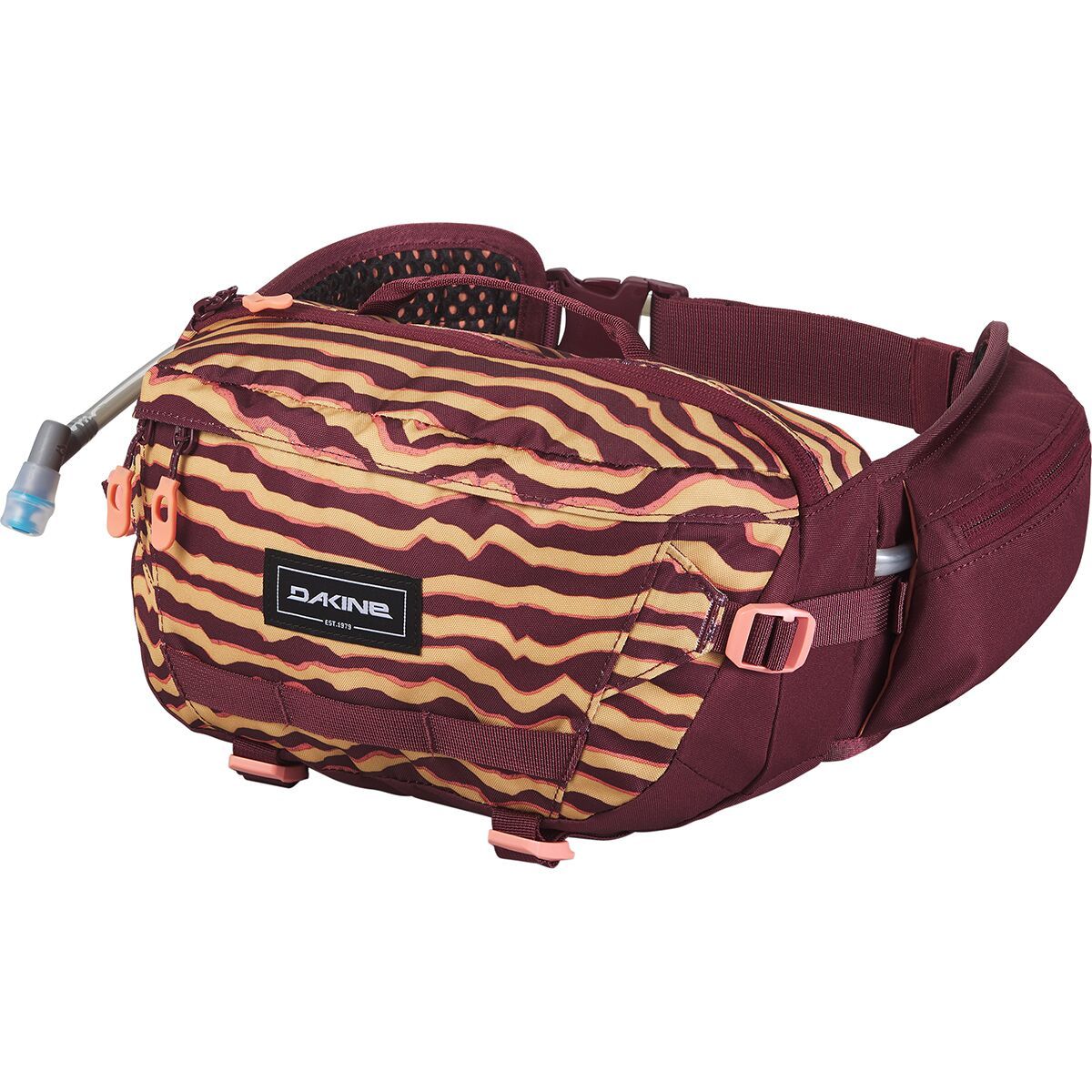 DAKINE Hot Laps 5L Lumbar Pack Ochre Stripe/Port, One Size