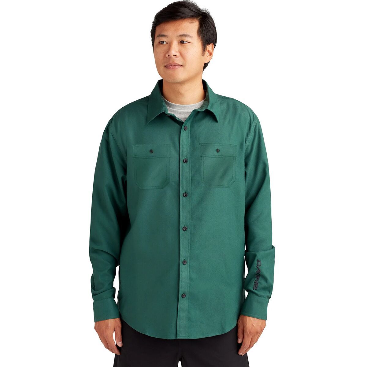 Backcountry DAKINE Charger Flannel Shirt - Men's Fir Green, XL