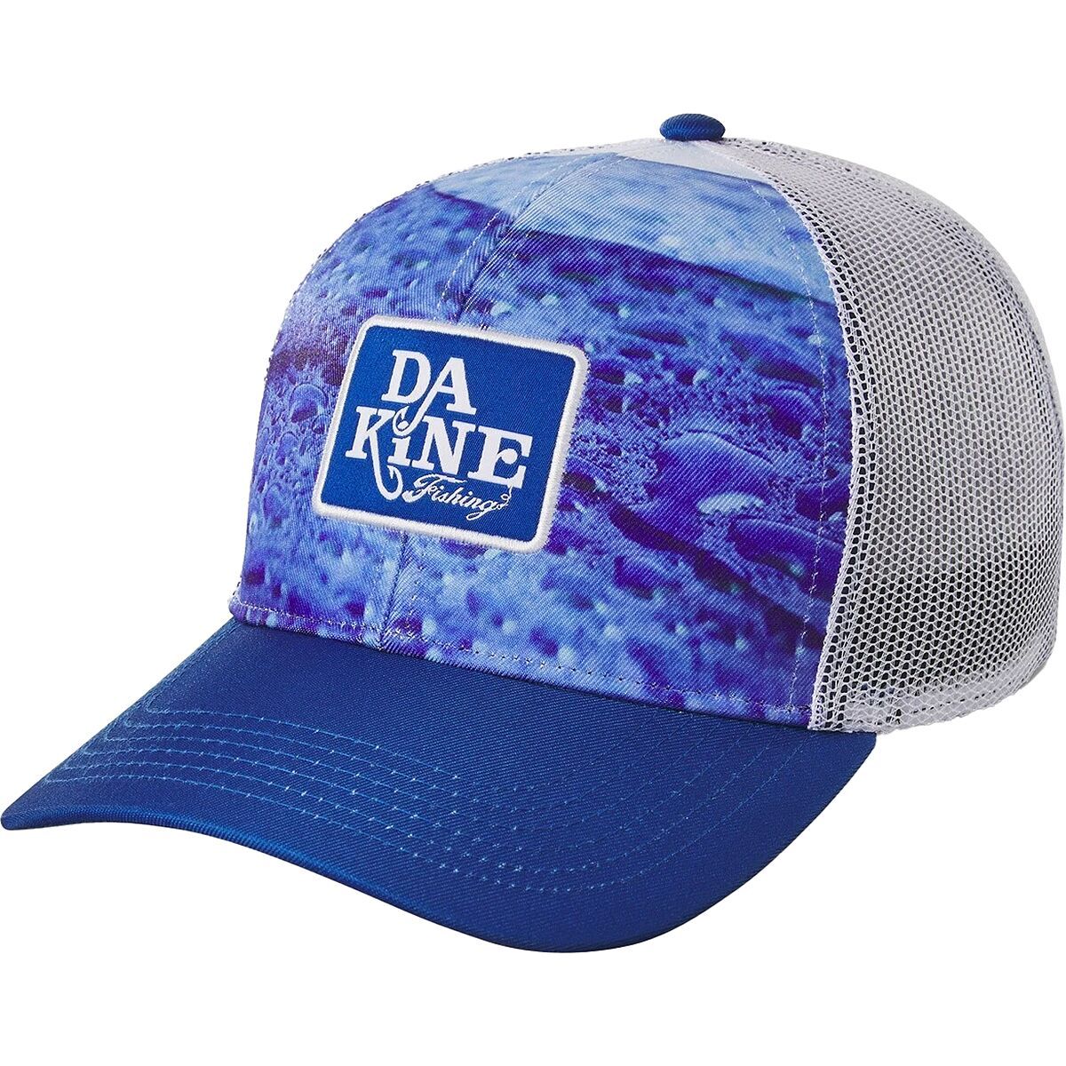 Image of DAKINE Crossing Curved Bill Trucker Hat Blue Wave, One Size
