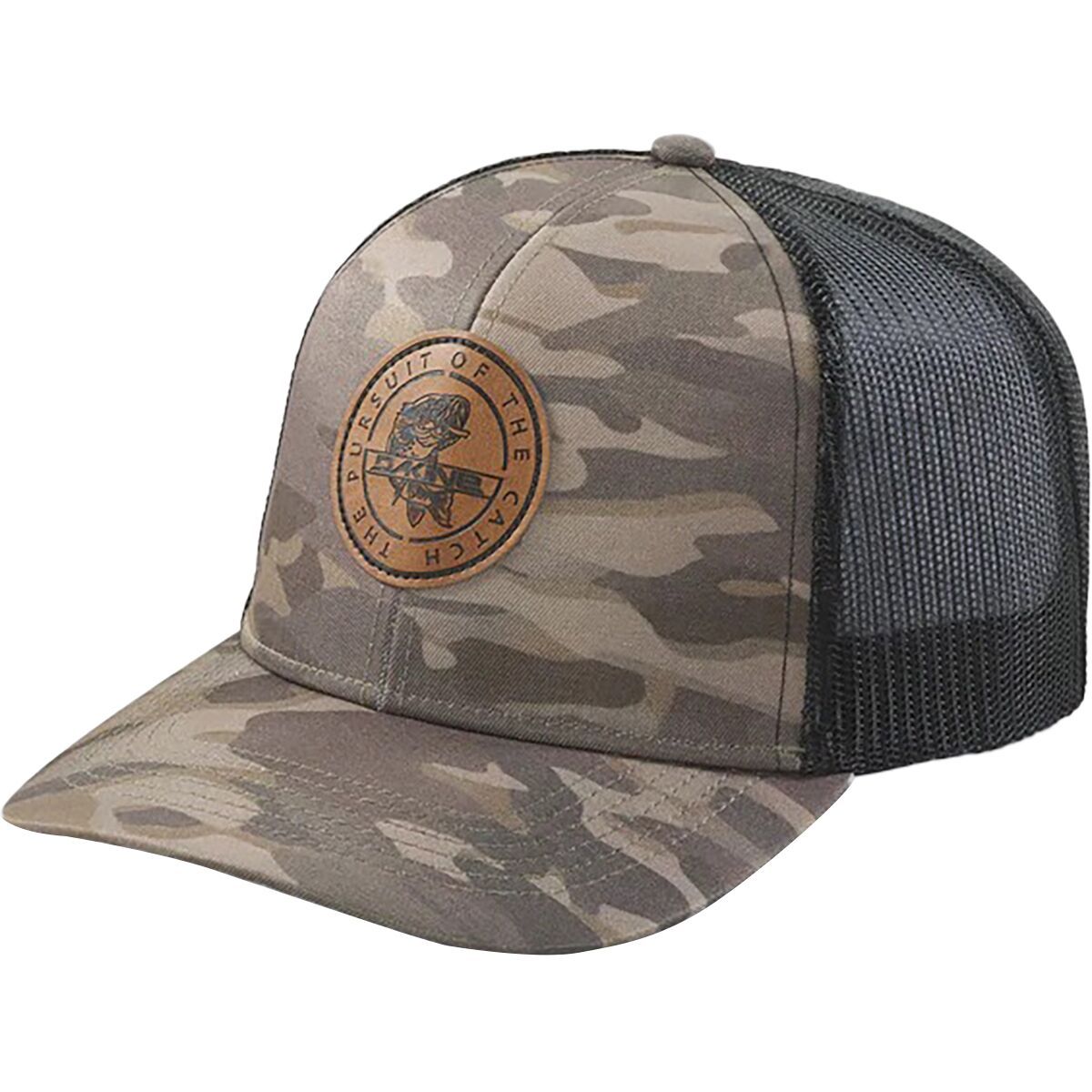 Image of DAKINE Crossing Curved Bill Trucker Hat Vintage Camo, One Size