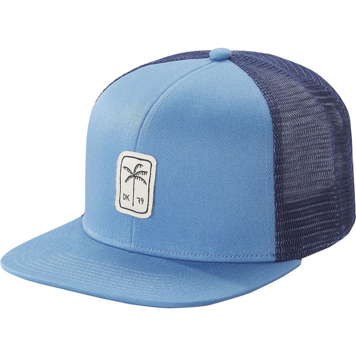 Image of DAKINE Palmtree Trucker Hat Delphinium Blue, One Size