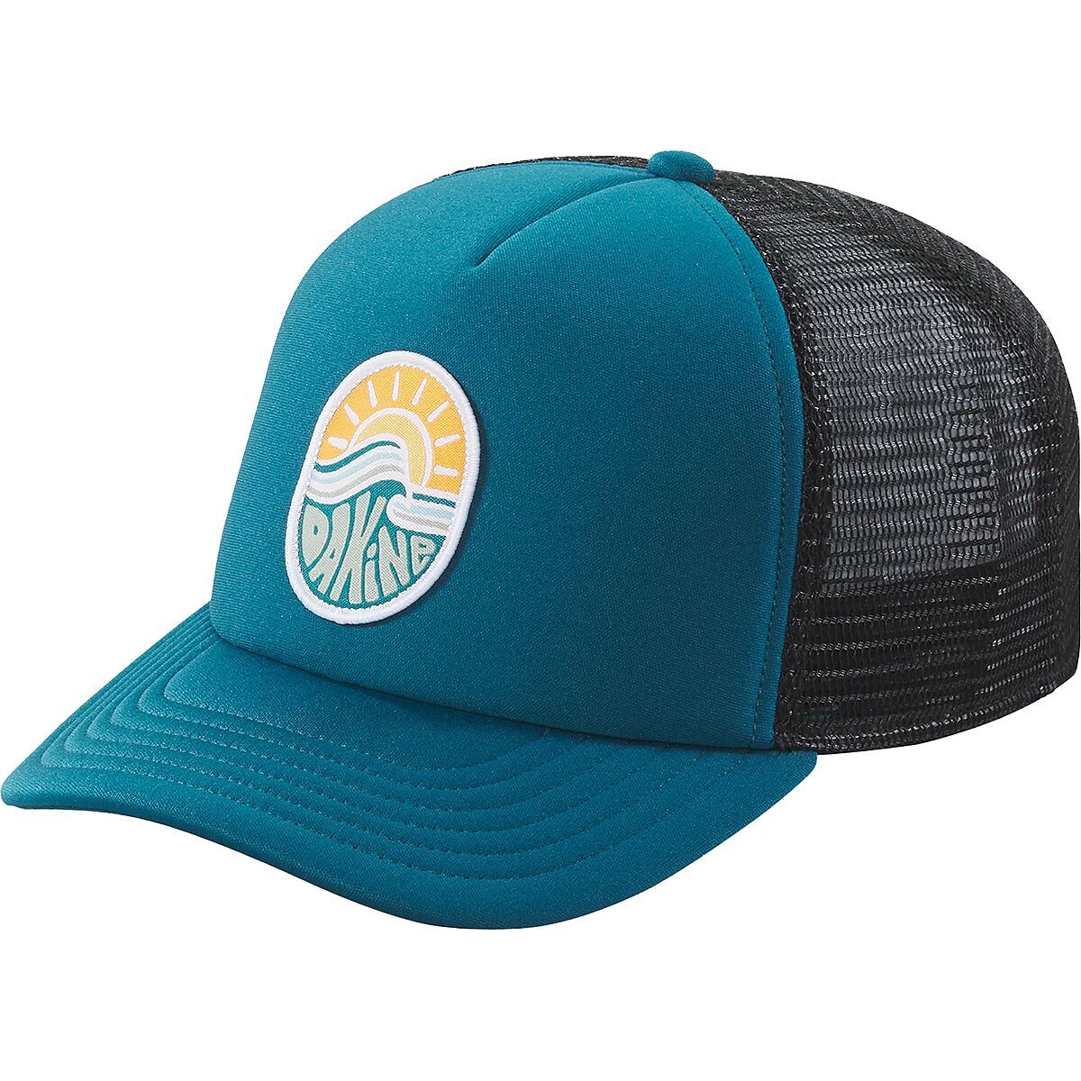 Image of DAKINE Lo Tide Graphic Trucker Hat Deep Lake Wave, One Size