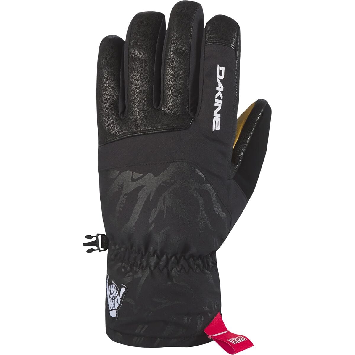 Image of DAKINE Team Fillmore Karl Fostvedt GORE-TEX Short Glove - Men's Black, S