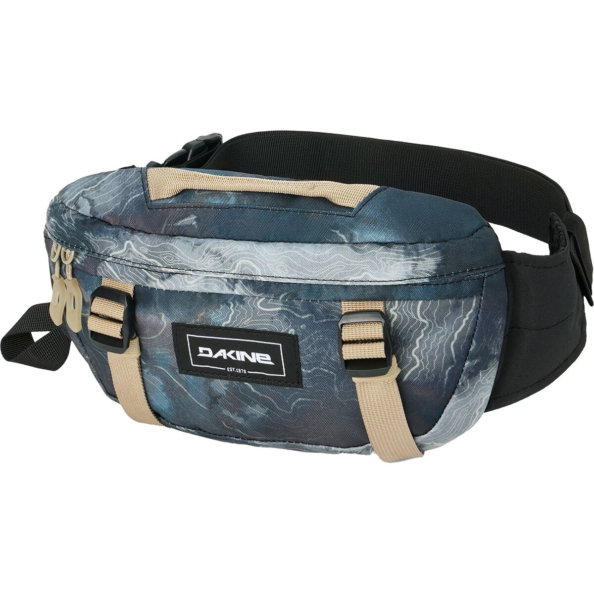 Image of DAKINE Hot Laps 1L Hip Pack Sub Topo/White, One Size