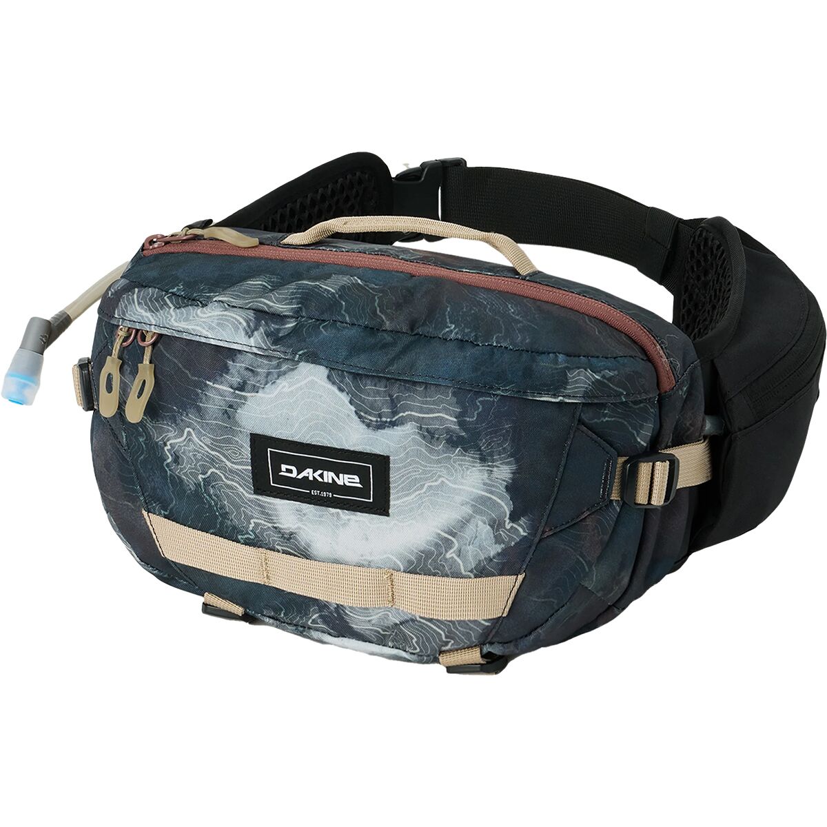 Image of DAKINE Hot Laps 5L Lumbar Pack Sub Topo/White, One Size