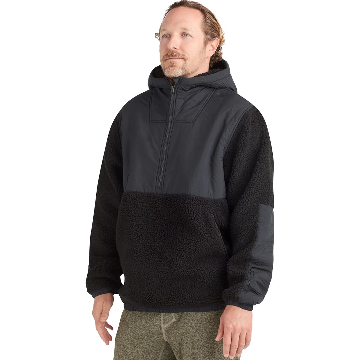 Image of DAKINE Ridemore Sherpa Fleece Pullover - Men's Black, S