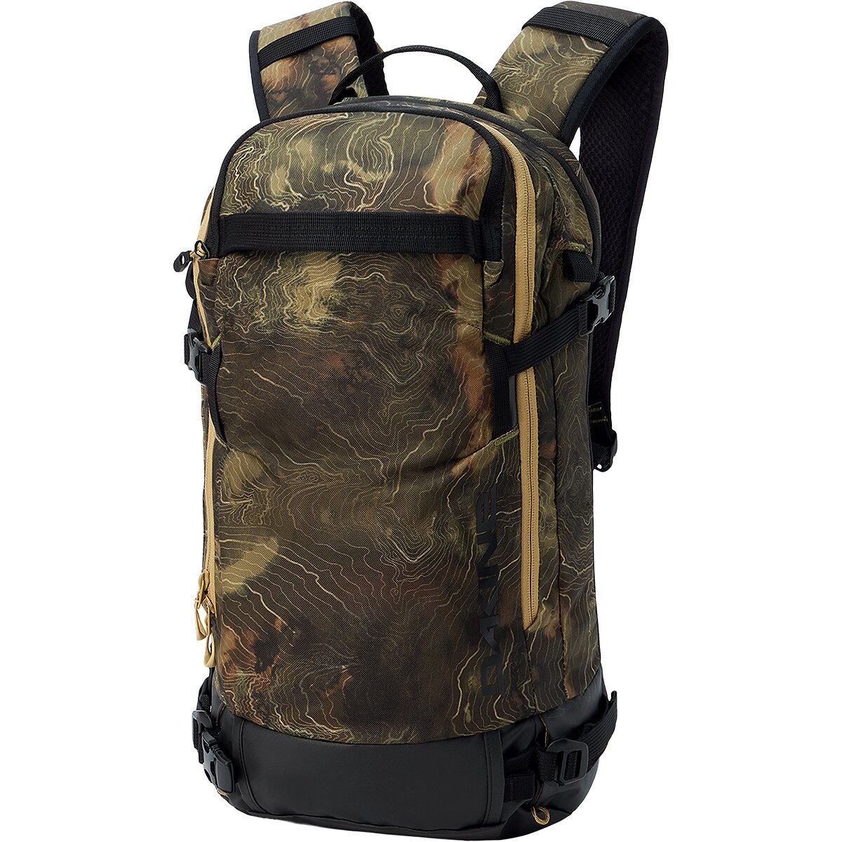 DAKINE Heli 2.0 Pro 20L Backpack Earth Topo/Rubber/Black, Regular