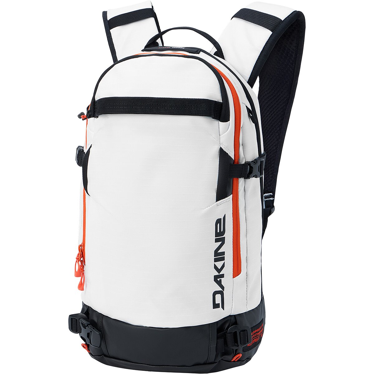 Image of DAKINE Heli 2.0 Pro XS 18L Backpack White Coated/Pureed Pumpkin/Black, One Size