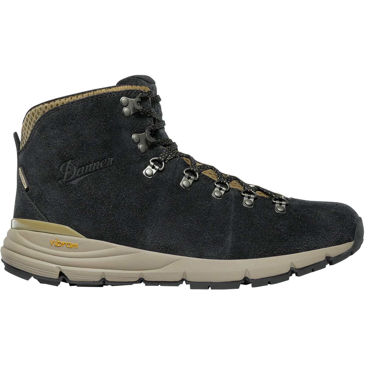 Image of Danner Mountain 600 Hiking Boot - Men's Black/Khaki, 12.0