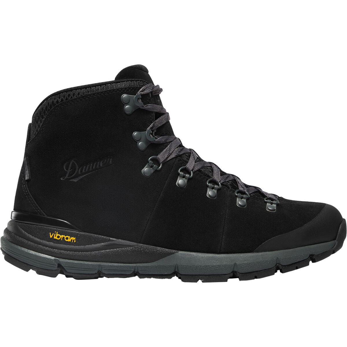 Image of Danner Mountain 600 Full-Grain Leather Hiking Boot - Men's Jet Black/Dark Shadow, 9.0