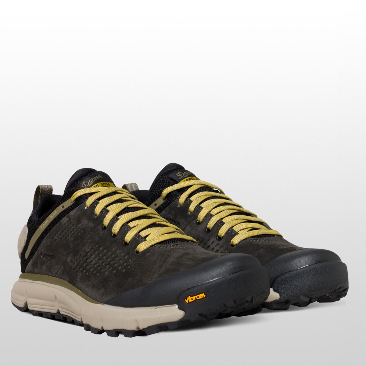 Danner Trail 2650 Men\'s Trail Shoe - Charcoal with Yellow Laces Danner - Trail 2650 Oil Green/Jet Black main image 2