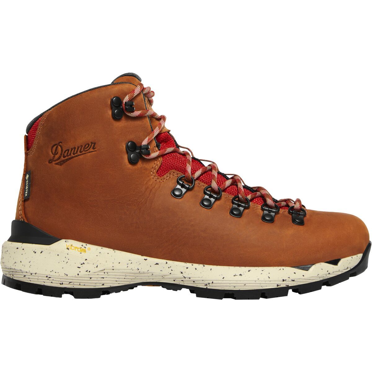 Image of Danner Mountain 600 Evo 4in GTX Boot - Women's Mocha Brown/Rhodo Red, 10.0